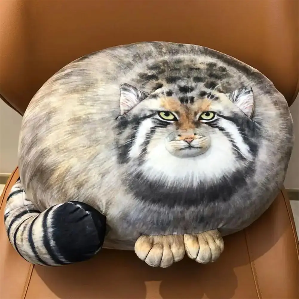 

Плюшевая подушка для тела в виде кошки, лиса, плюшевая подушка, енот, мягкие плюшевые животные, плюшевые подушки в подарок для детей