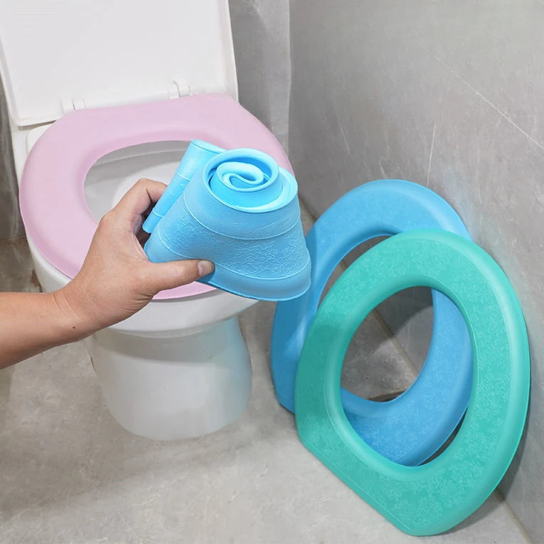 Универсальный Водонепроницаемый Мягкий чехол для сиденья унитаза EVA моющийся