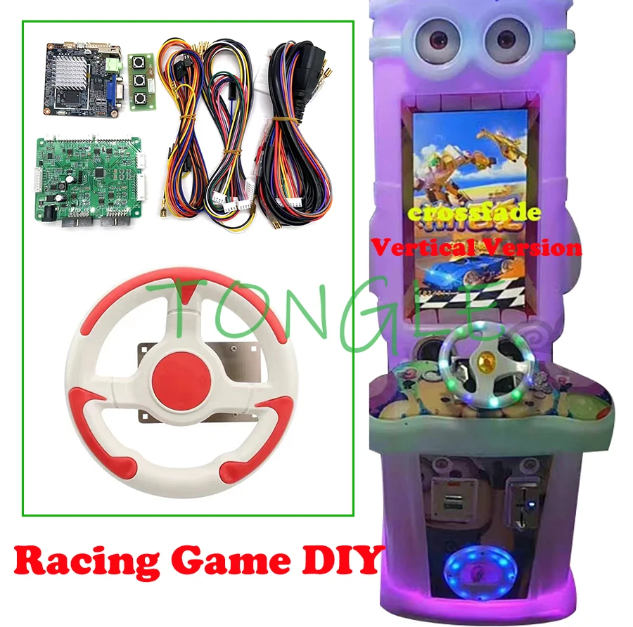 Детский гоночный аркадный набор сделай сам Crossfade с колесом для детей