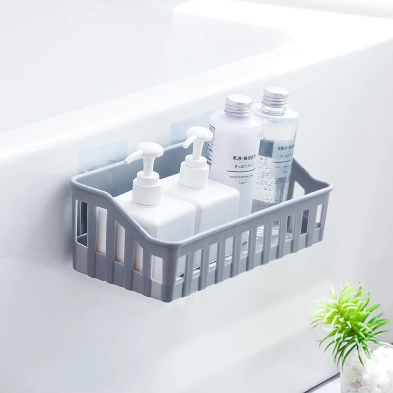 

Bathroom Shelf Organizer Toilet Shampoo Storage Basket Decoration Bathroom Toiletries Storage Holder Shower Shelf Rack Supplies