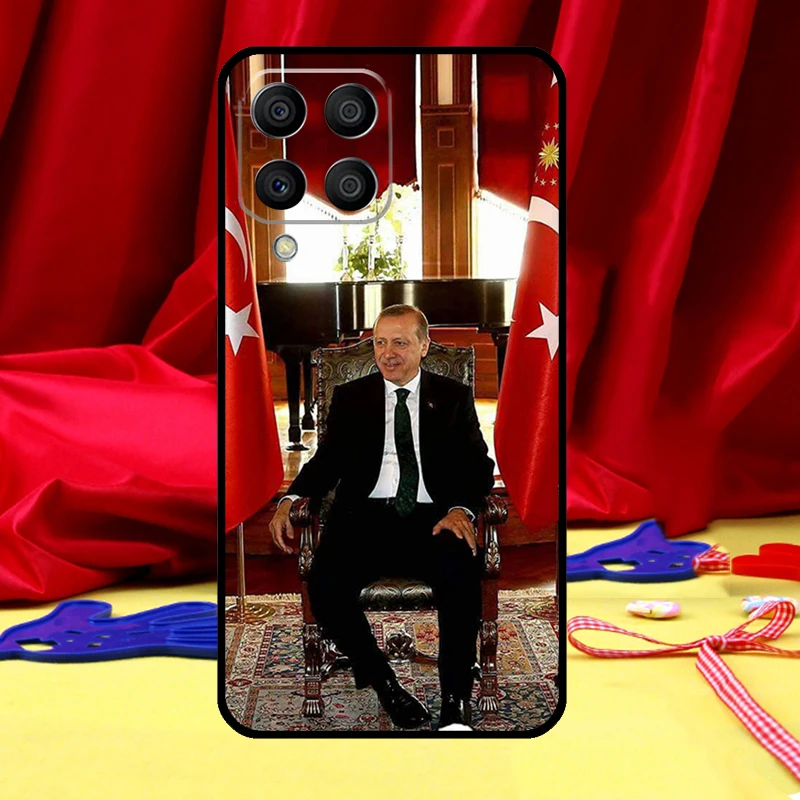 Чехол President Turkey Тайип Эрдоган для Samsung Galaxy M12 M32 M52 M11 M21 M31 M13 M33 M35 M53 M55 M15 M14 M34 M54 M06 M16