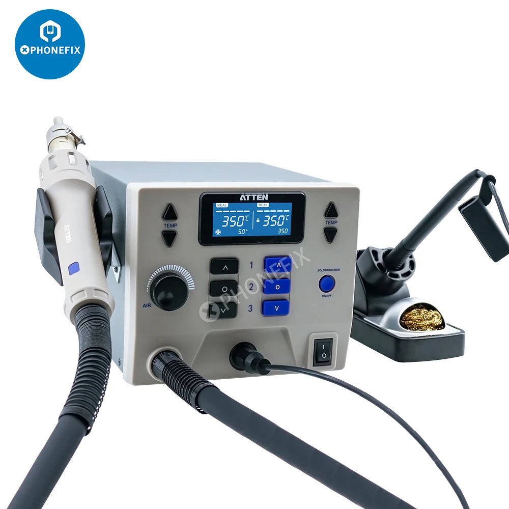 

Цифровая паяльная станция ST-8602D 1300 Вт 2 в 1 с термофеном ESD, сварочный паяльник 220 в 110 В для станции для распайки SMD