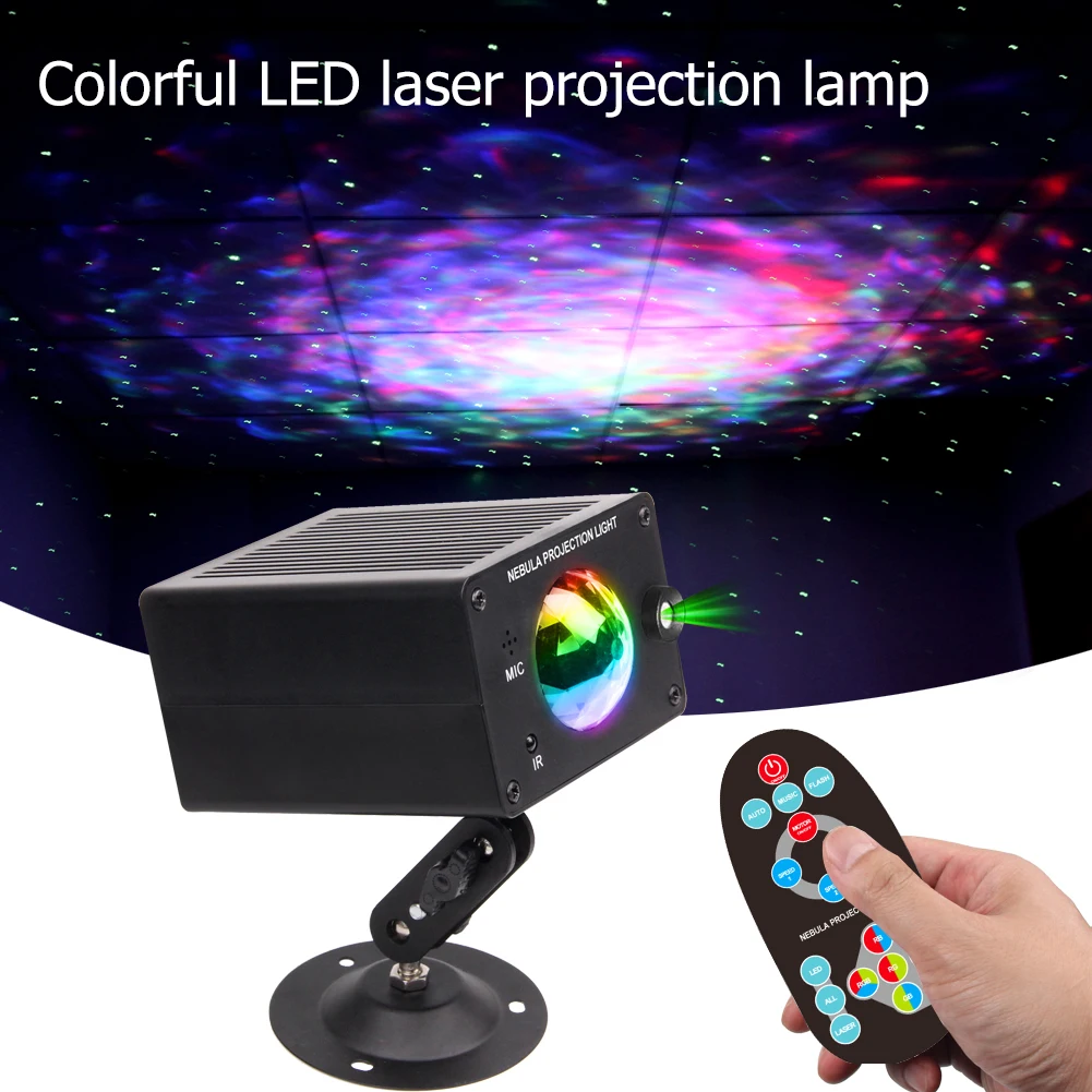 

Uplights Stage Lighting Effect Light Starry Sky LED Projector Light Sound Remote Control Children Bedroom Night Lamps