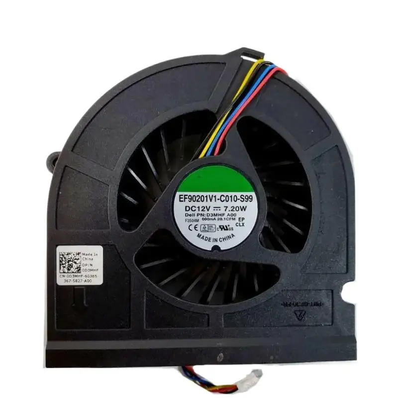 Новый вентилятор охлаждения ЦП для Dell Inspiron 20 D3MHF DC12V 7 W EF90201V1-C010-S99