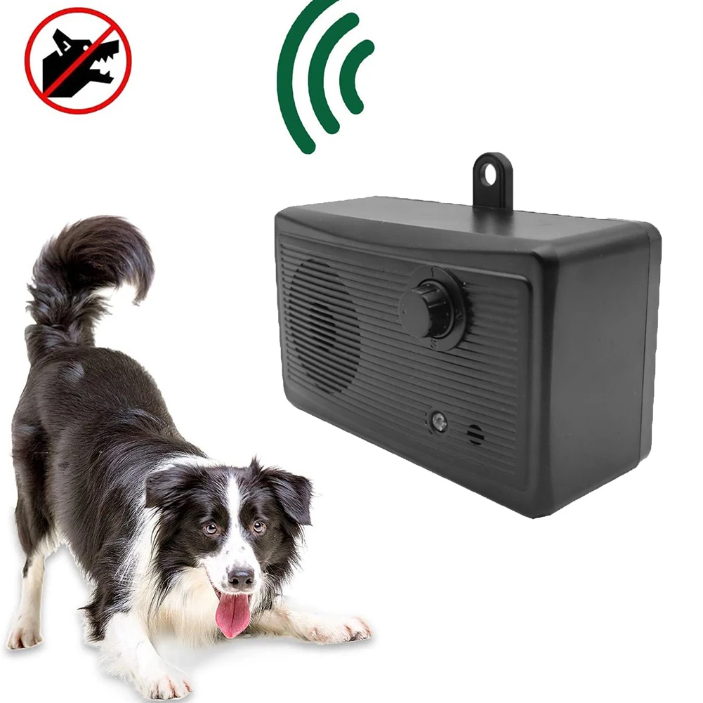 

Pet Ultrasonic Bark Stopper Deterrents Dog Repeller Training Sonic Stop Barking Portable for Outdoor Powerful Bark Deterrents