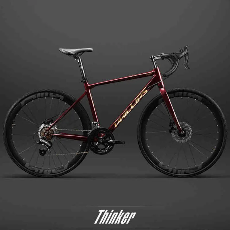 Велосипед дорожный из алюминиевого сплава с переменной скоростью 24/27/30 скоростей