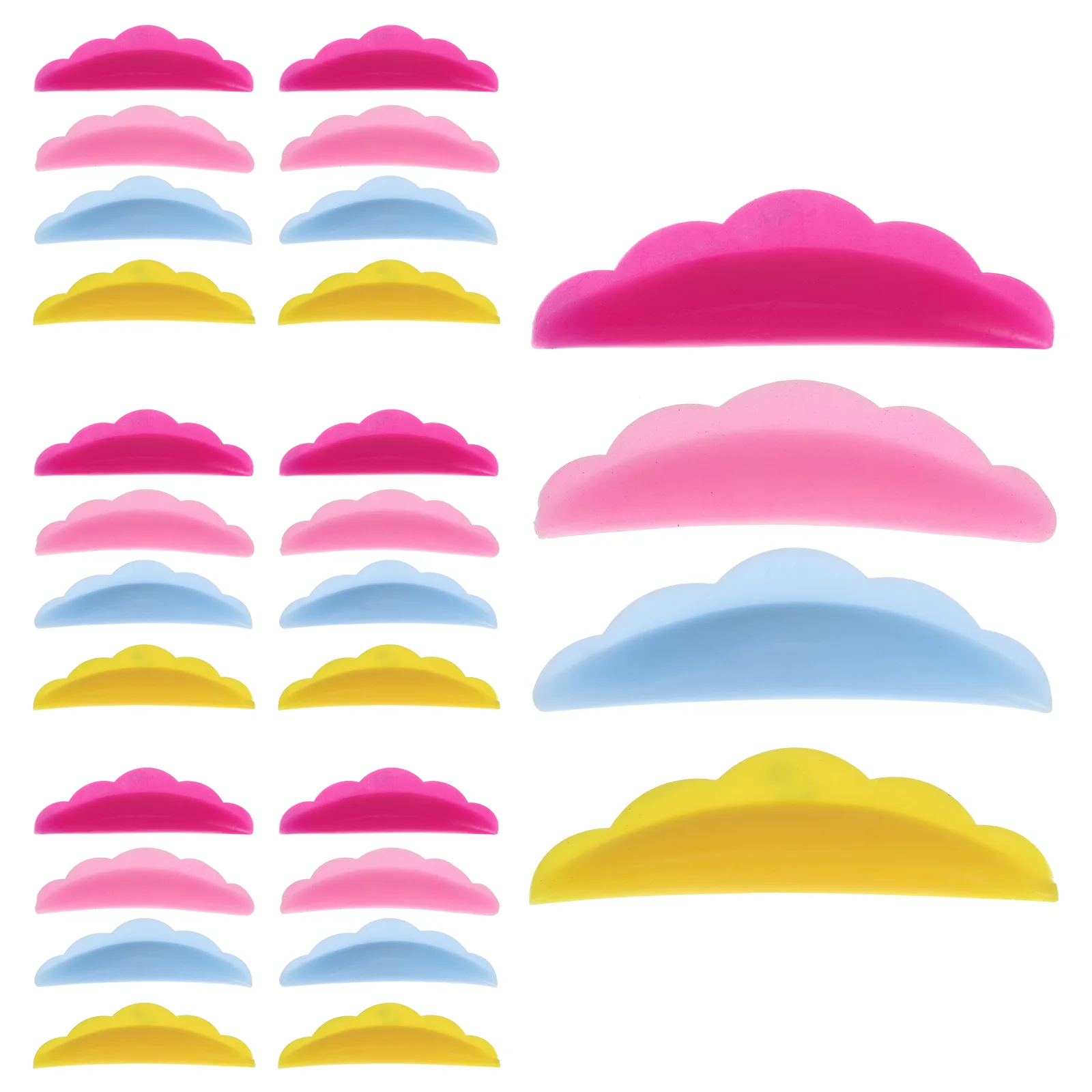 

40 Pairs Silicone Lash Lift Pads Eyelash Perming Curler Pads Eyelash Beauty Tool