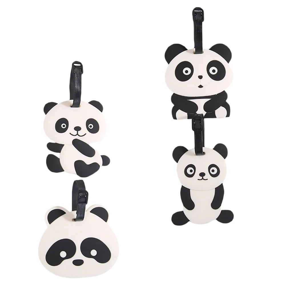 

Luggage Tags Cartoon Travel Tags Suitcase Tags Travel ID Identification Labels for Bags Baggage Luggage Suitcases 4Pcs