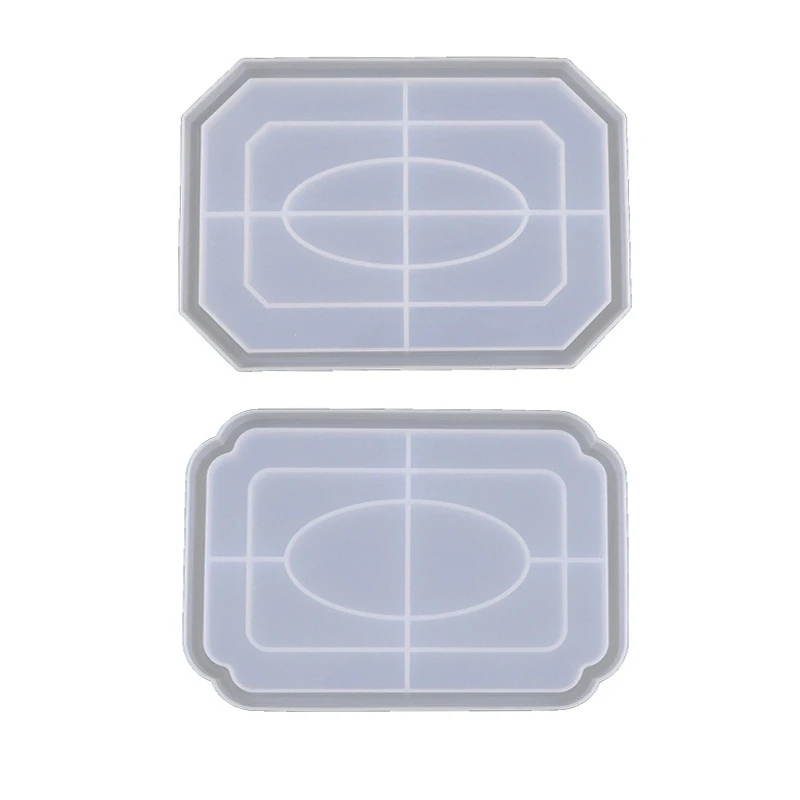 

Storage Tray Crystal Epoxy Resin Mold Plate Dish Silicone Mould DIY Crafts Jewelry Tray Casting Tools