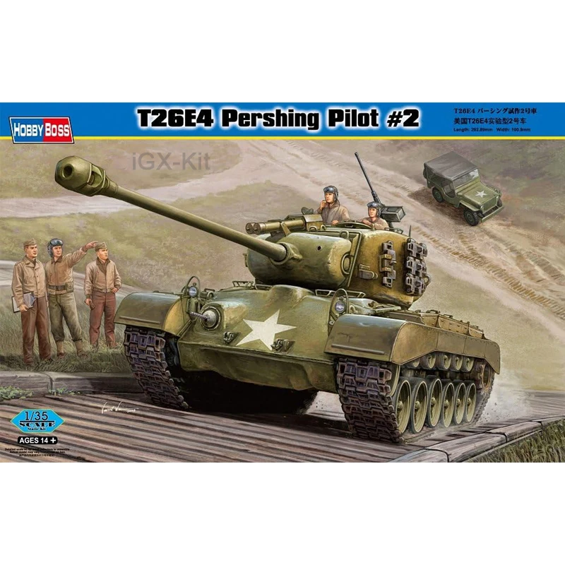 Hobbyboss 82427 1/35 США T26 T26E4 пилот Pershing #2 тяжелый танк хобби ремесло игрушка пластиковая