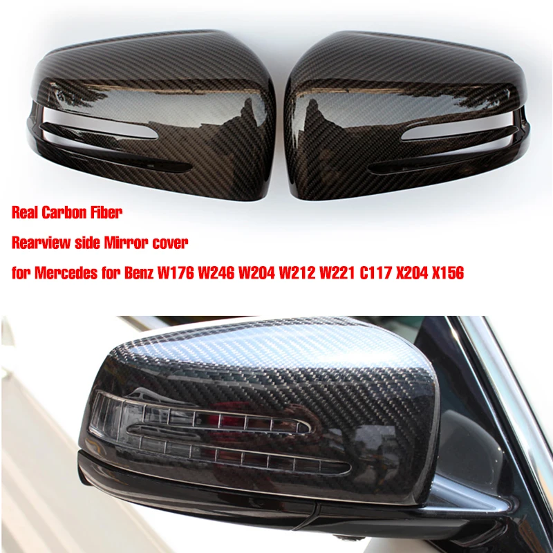 

Колпачки из углеродного волокна для боковых зеркал заднего вида Mercedes For Benz W176 W246 W204 W212 W221 C117 X204 X156