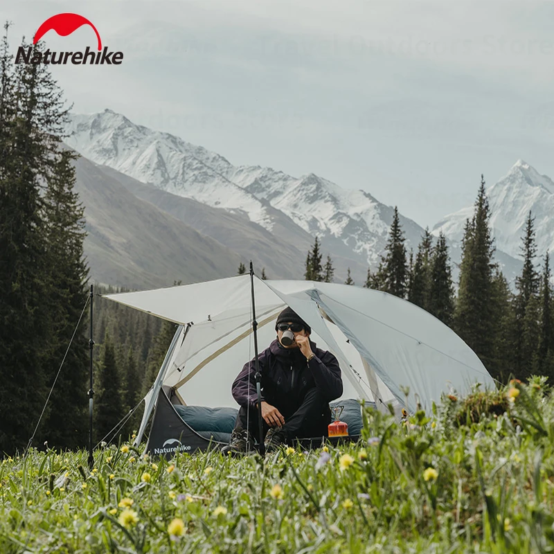 Палатка Naturehike 2024 Star River UL туристическая Ультралегкая портативная на 2 человек 15D