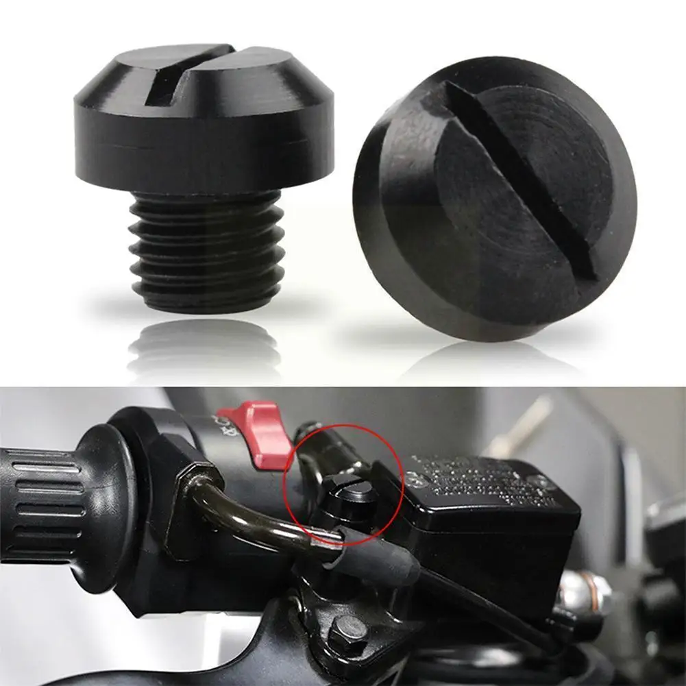 

Motorcycle Mirror Hole Plugs Right Left Screws Bolts Aluminum Cnc For N8r9