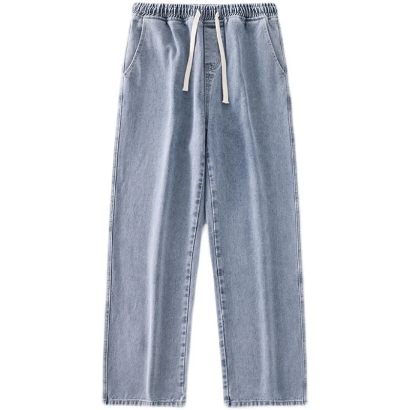 2022 New Harajuku Street Casual Baggy Jeans For Men Korean Fashion Hip Hop Straight Wide Leg Trousers Couple Casual Pants