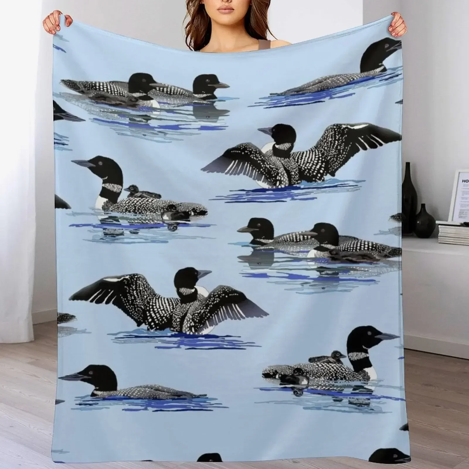 Одеяло Lots of Loons Роскошные дизайнерские одеяла для кровати теплые зимние