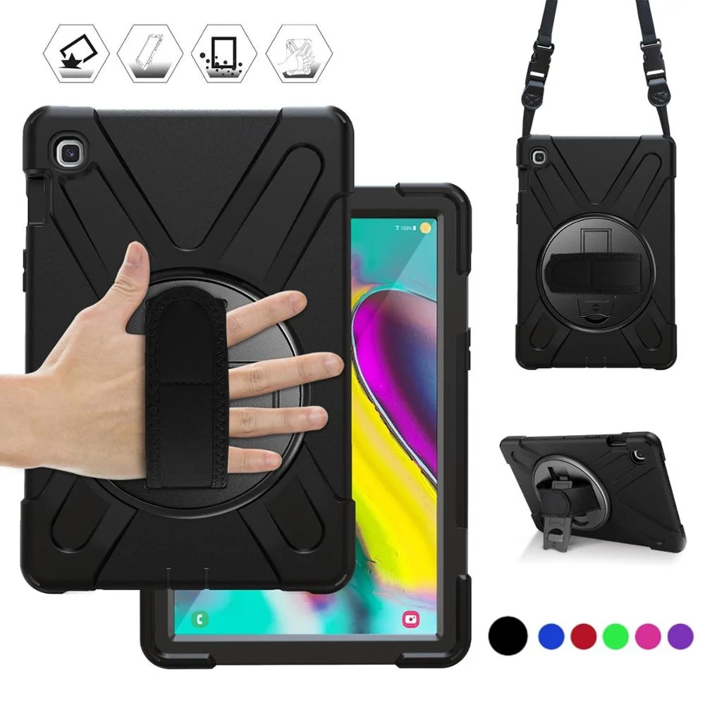 

Cover for samsung tab s5e 10.5, cover with hybrid rubber stand, models t720, t725, 360