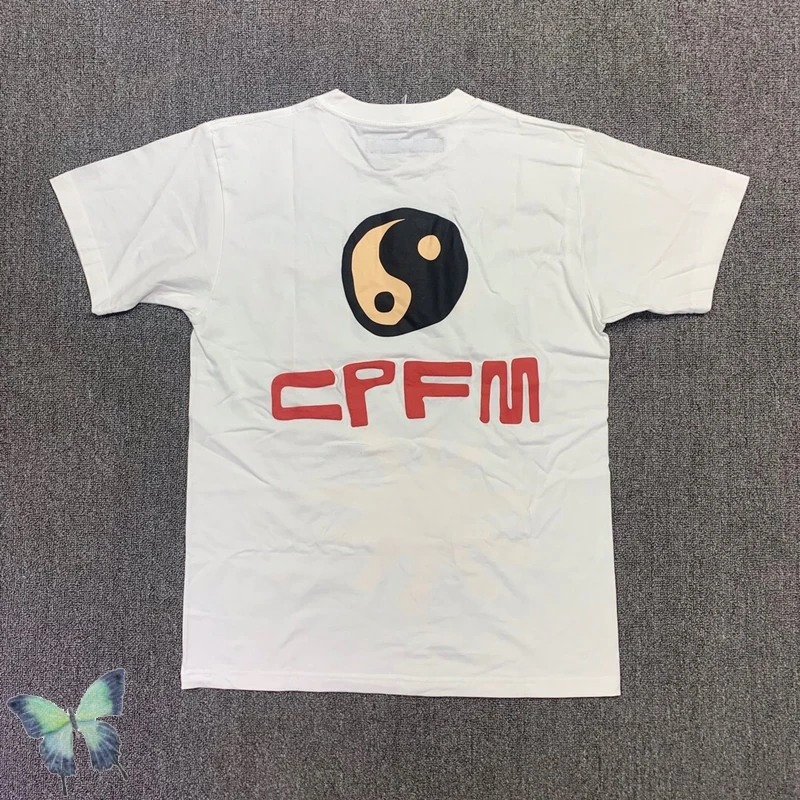 Футболка White Kanye Sunny Smiley Face West из пенопласта с логотипом Taichi Cpfm Xyz |