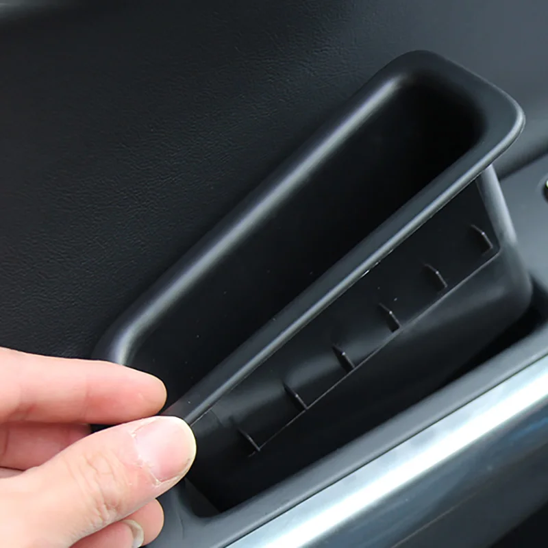 For Volvo XC70 V70 S80 Front Door Handle Storage Box Tray Bracket Interior Styling Organizer Modification Accessories