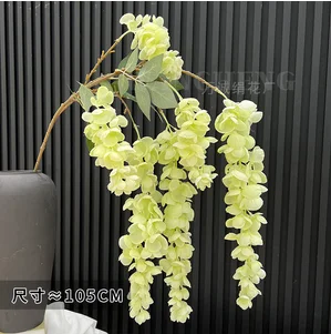 

Искусственные цветы глицинии 40 дюймов, гирлянда из шелка