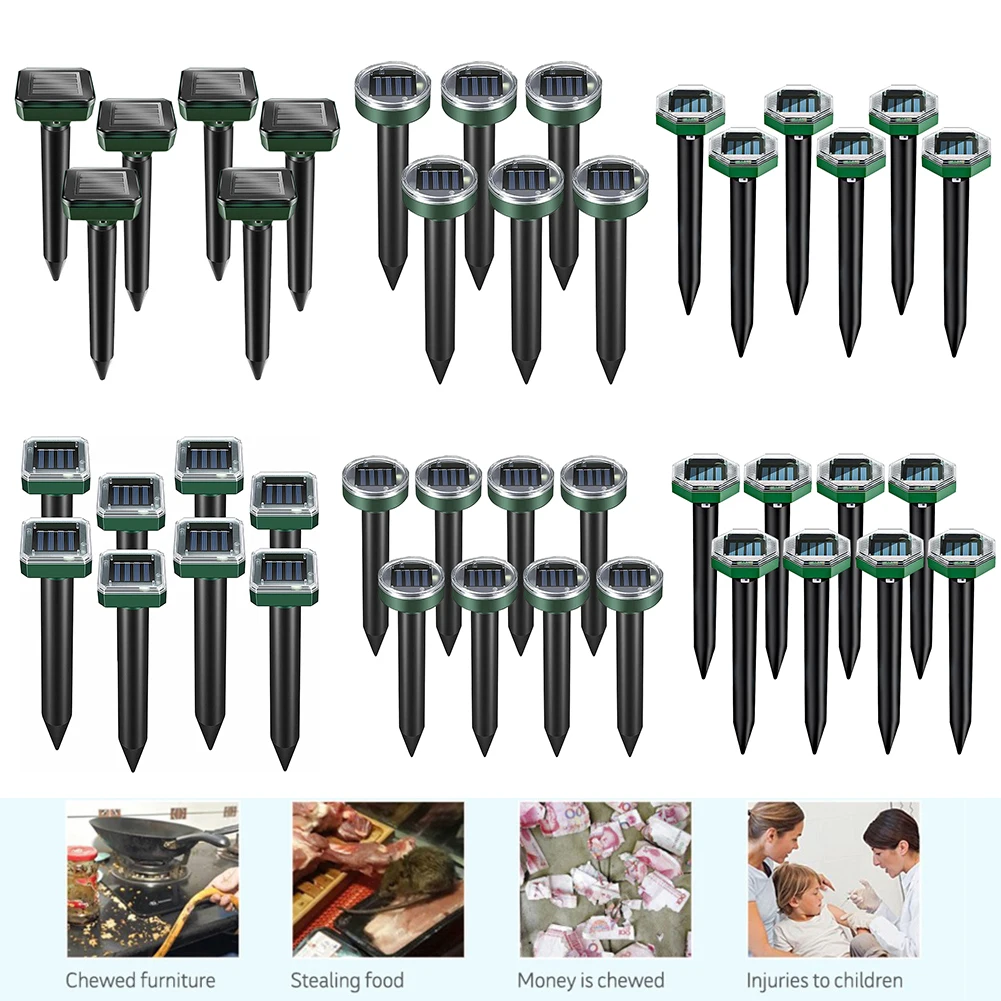 Ультразвуковой Отпугиватель вибрации на солнечной батарее 600 мАч