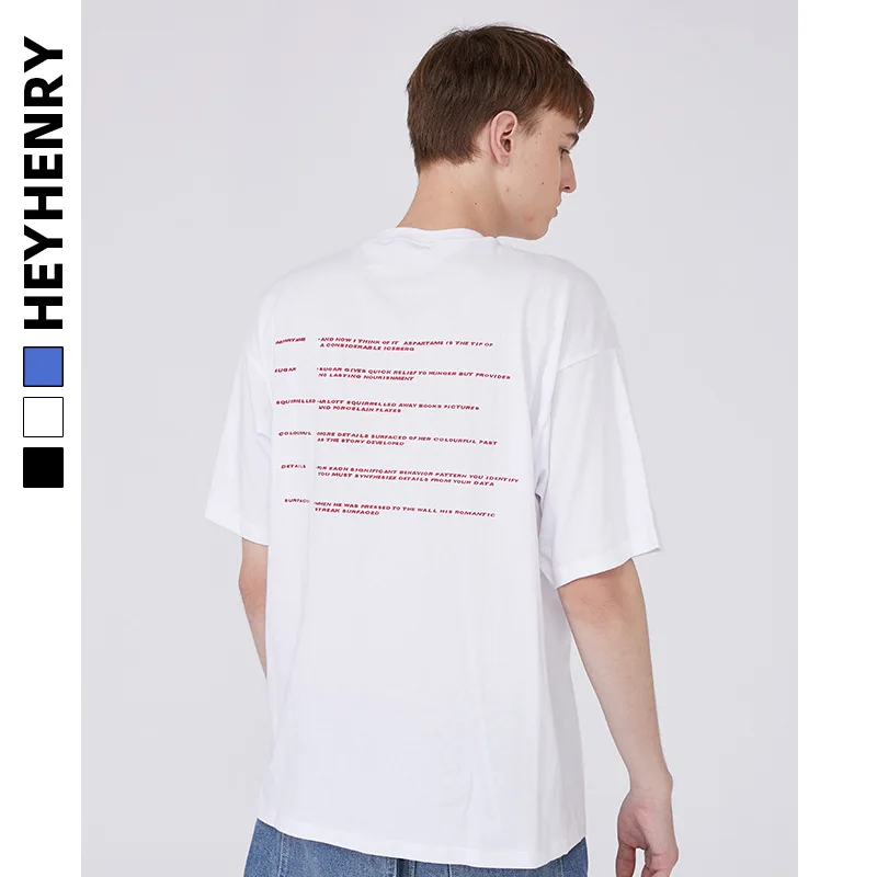

Loose Original One Generation Printed Letters Couple Short Sleeve T-shirt Ins Trendy Oversize Men
