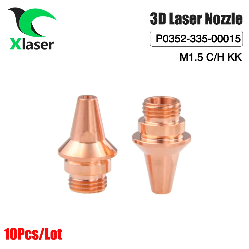 XLaser 10 шт./лот высококачественная насадка для лазерной резки 3D M1.5 C/H KK 1 5 мм P0352-335-00015