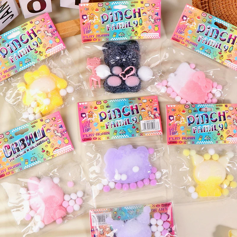 Kawaii Sanrio Hello Kitty игрушка для сжимания Kuromi Melody медленный отскок декомпрессионная