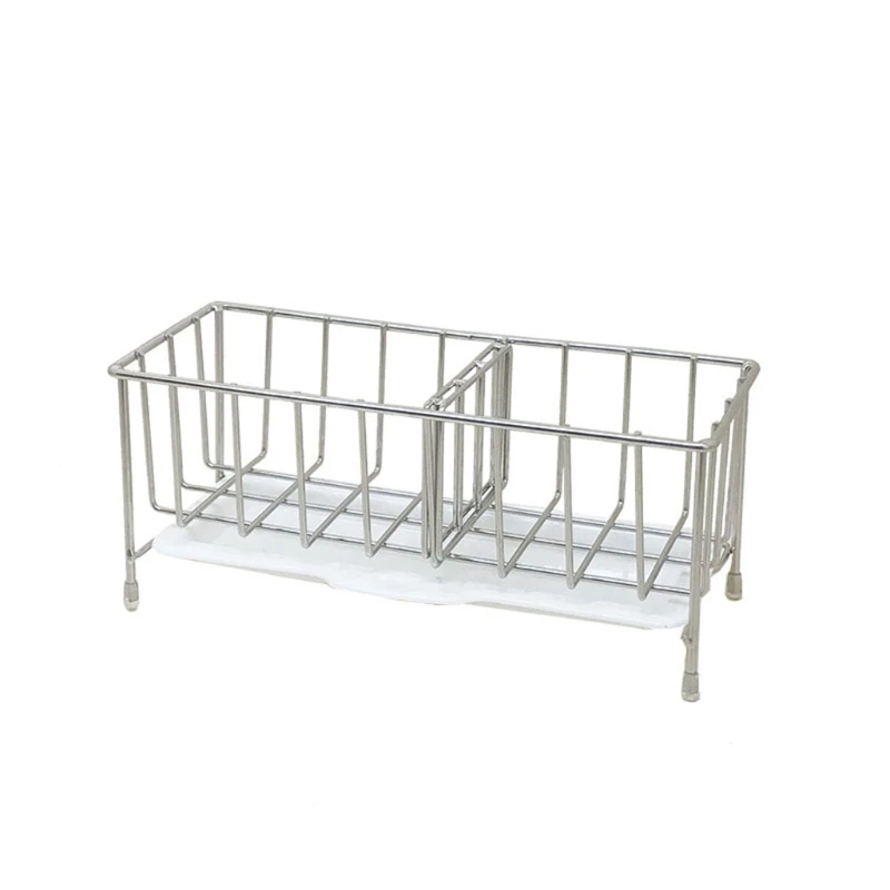 

Держатель для губок на кухню органайзер для раковины из нержавеющей стали, слив для мыла и посуды, корзина для жидкости для кухонной раковин...