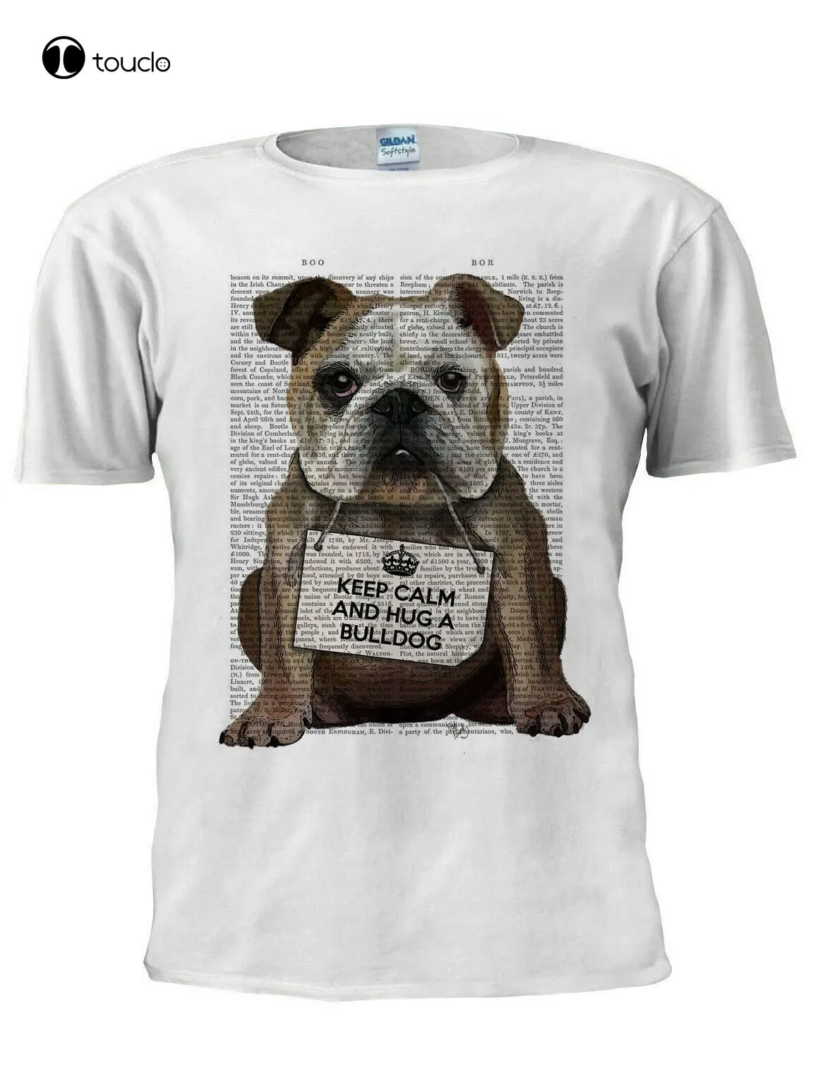 

Keep Calm And Hug A Bulldog T Shirt Men Women Trendy Tee M964 Tee Shirt unisex