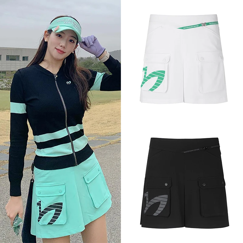 

Golf skirt spring/summer 2023 new women's big pocket short skirt W823037
