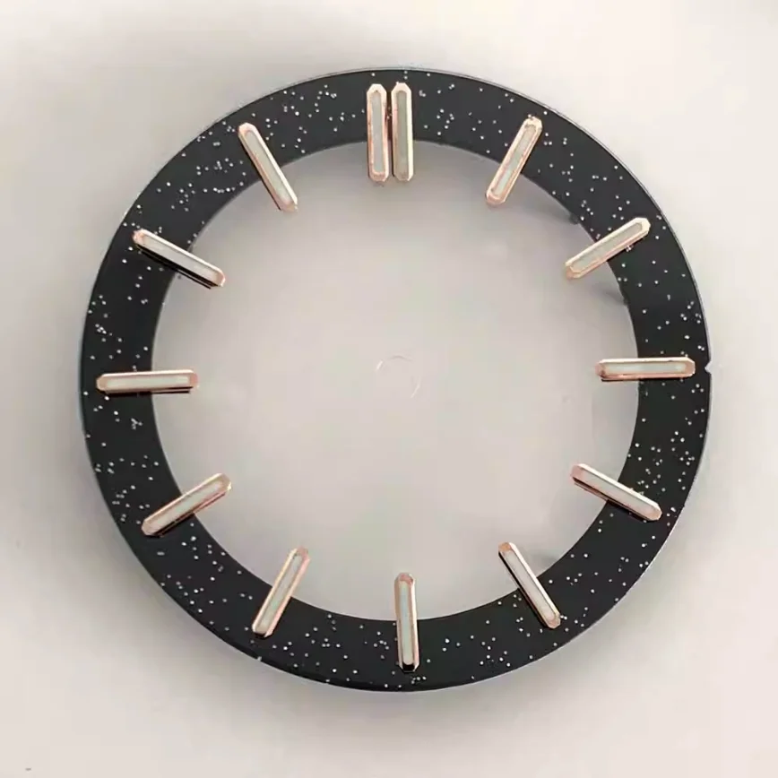 31.8MM Watch Dial Watch Accessories Blue Black White Transparent Skeleton Star Dial for NH70 Movement