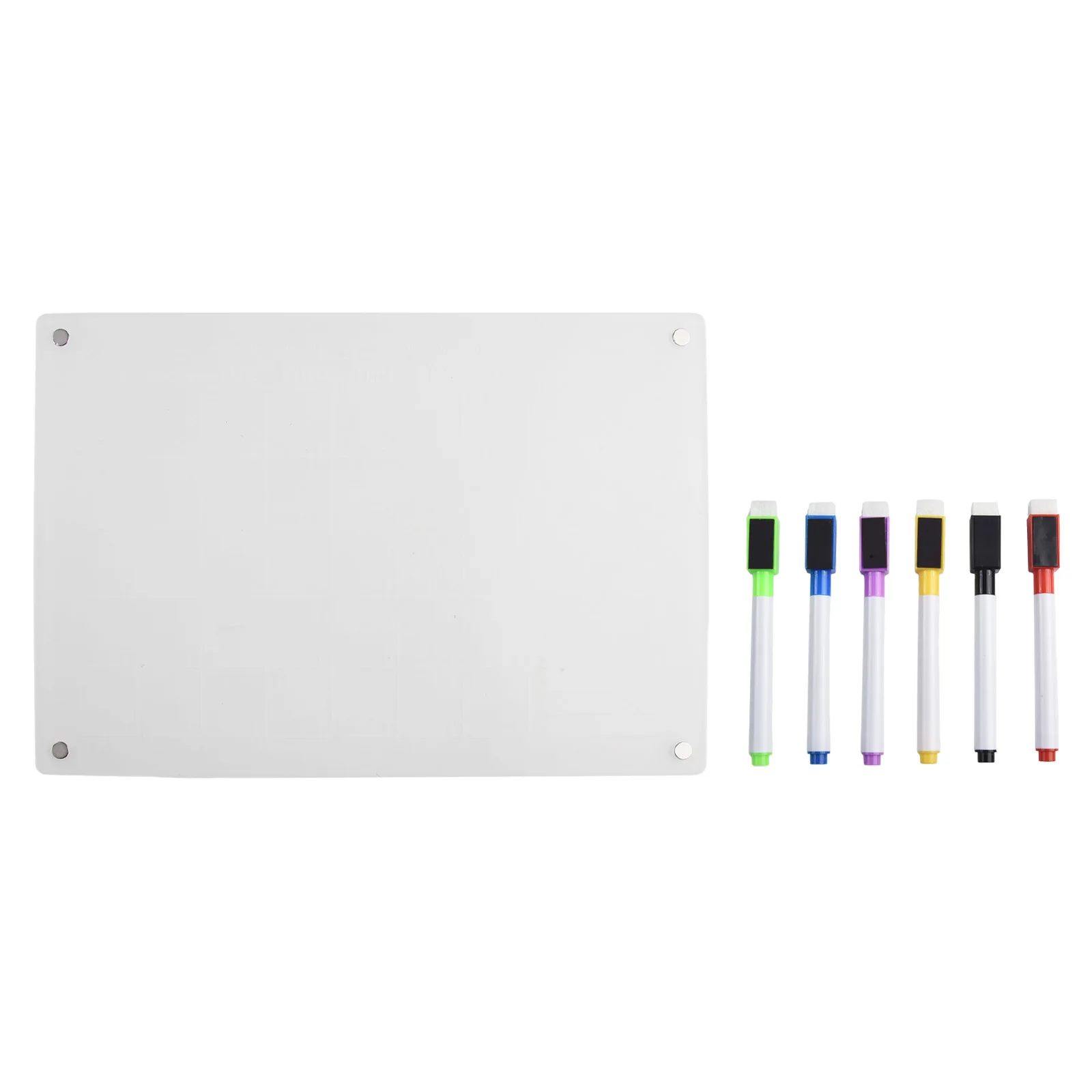 

Home Decoration Transparent Acrylic Magnetic Planner, Plan Your Month And Week, Easy Erase And No Marks, Includes 6 Marker Pens
