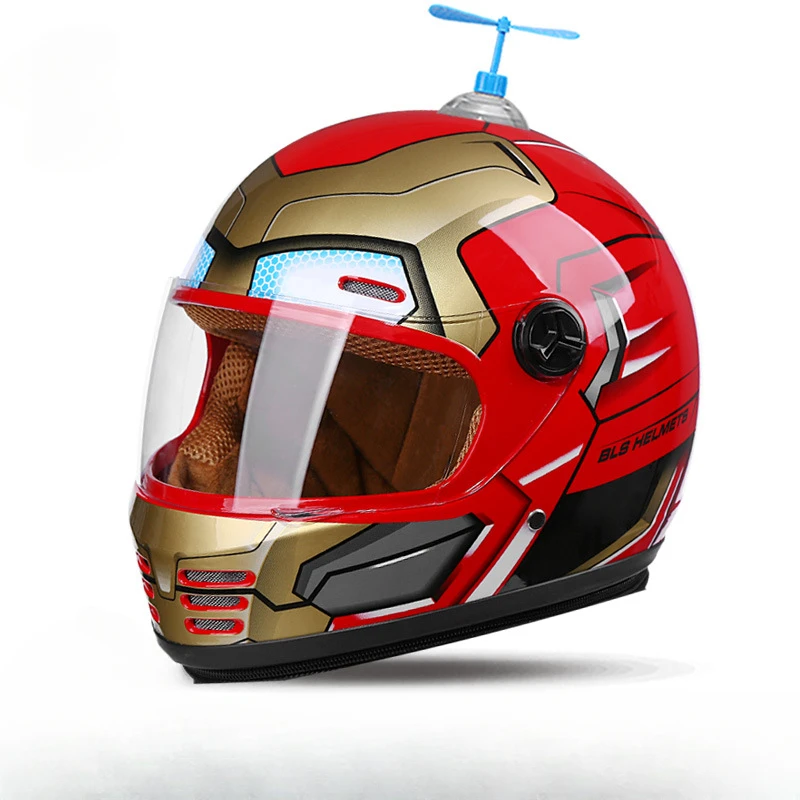 

Детский мотоциклетный шлем для мальчиков и девочек, аксессуары для скутеров и мотоциклов, на лето