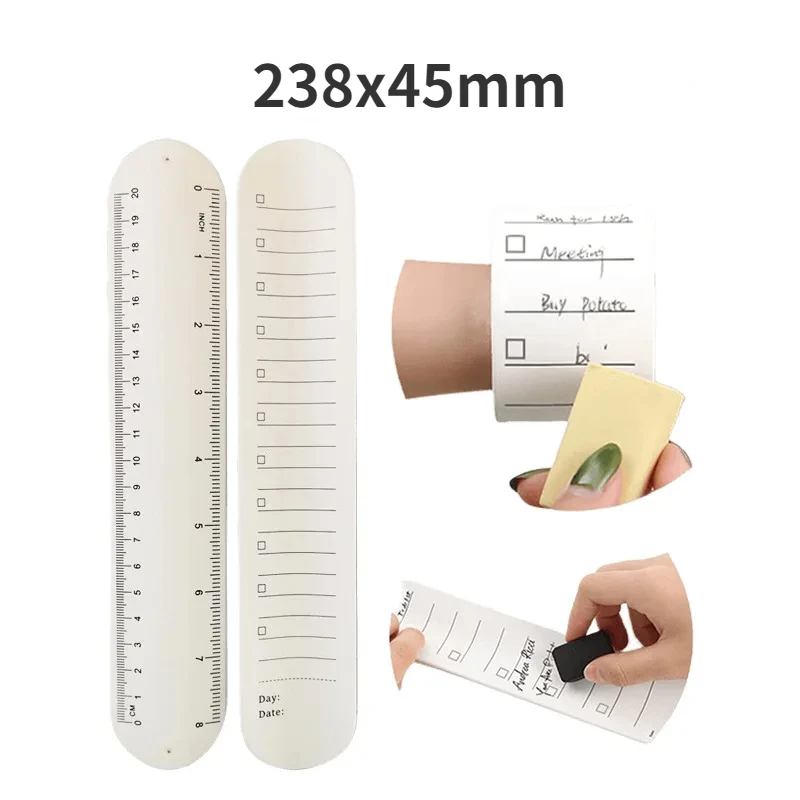 

Силиконовое записываемое носимое кольцо для записей, карманное кольцо для записей, список записей, ремешок на запястье, быстрая шкала большого размера для детей