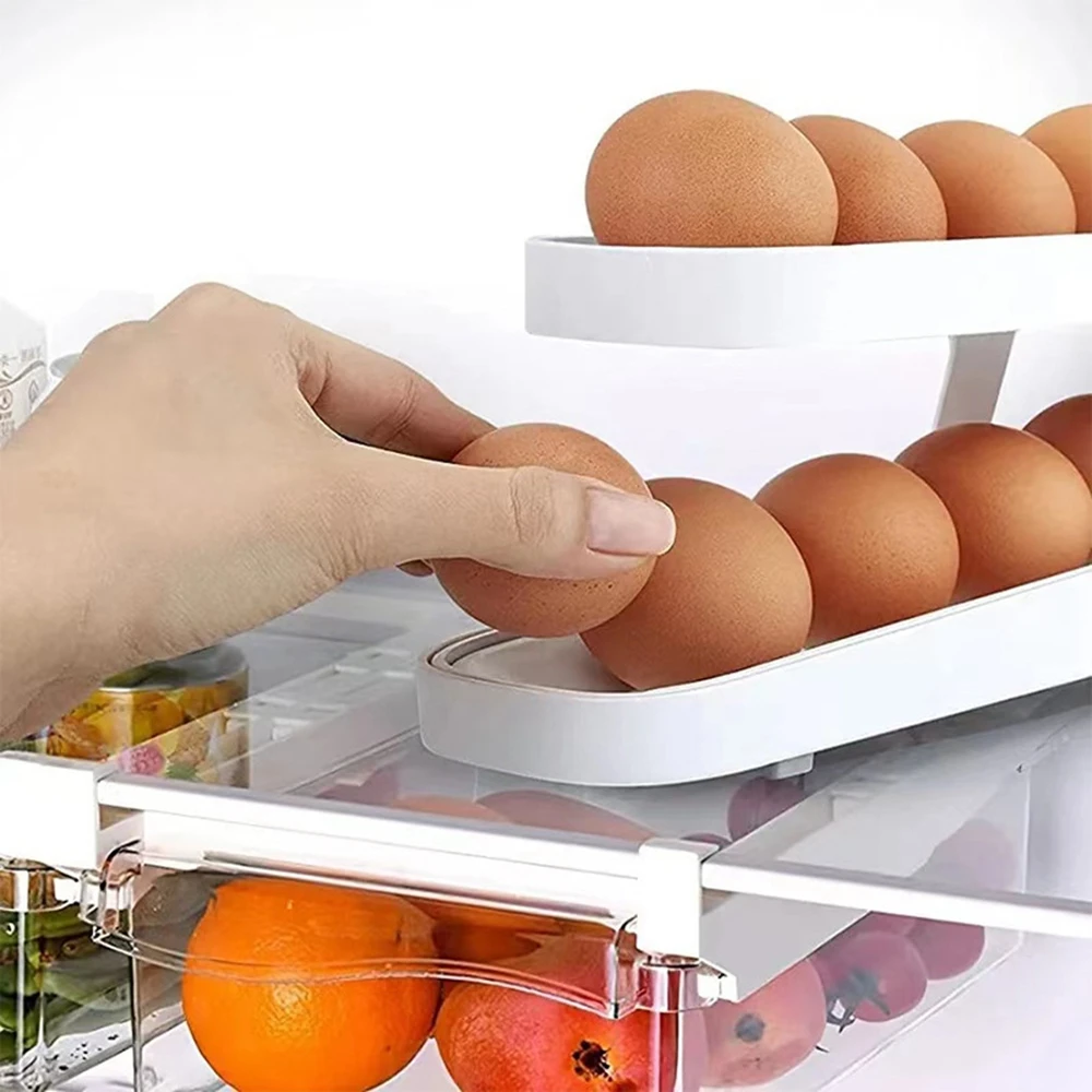 Egg Dispenser Egg Container Refrigerator Storage Egg Box Refrigerator Sorting Used for Kitchen Organizer Tools  Kitchen Items