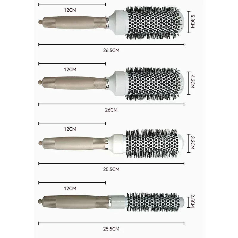 Профессиональные инструменты для укладки в салоне круглая расческа волос