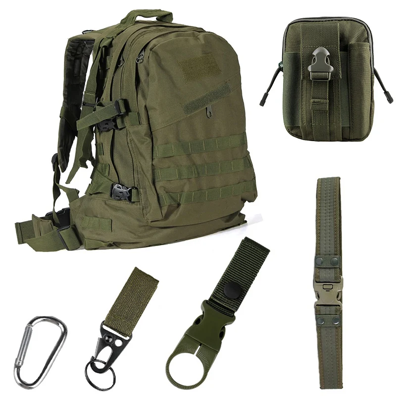

Military Hiking Military Tactical Backpack Outdoor Trekking 6pcs/set Camping Travel Backpacks Rucksack Climbing Sport Bag