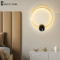 modern simple led wall lights for living room bedroom bedside light tv background wall indoor wall lamp home lighting luminaires