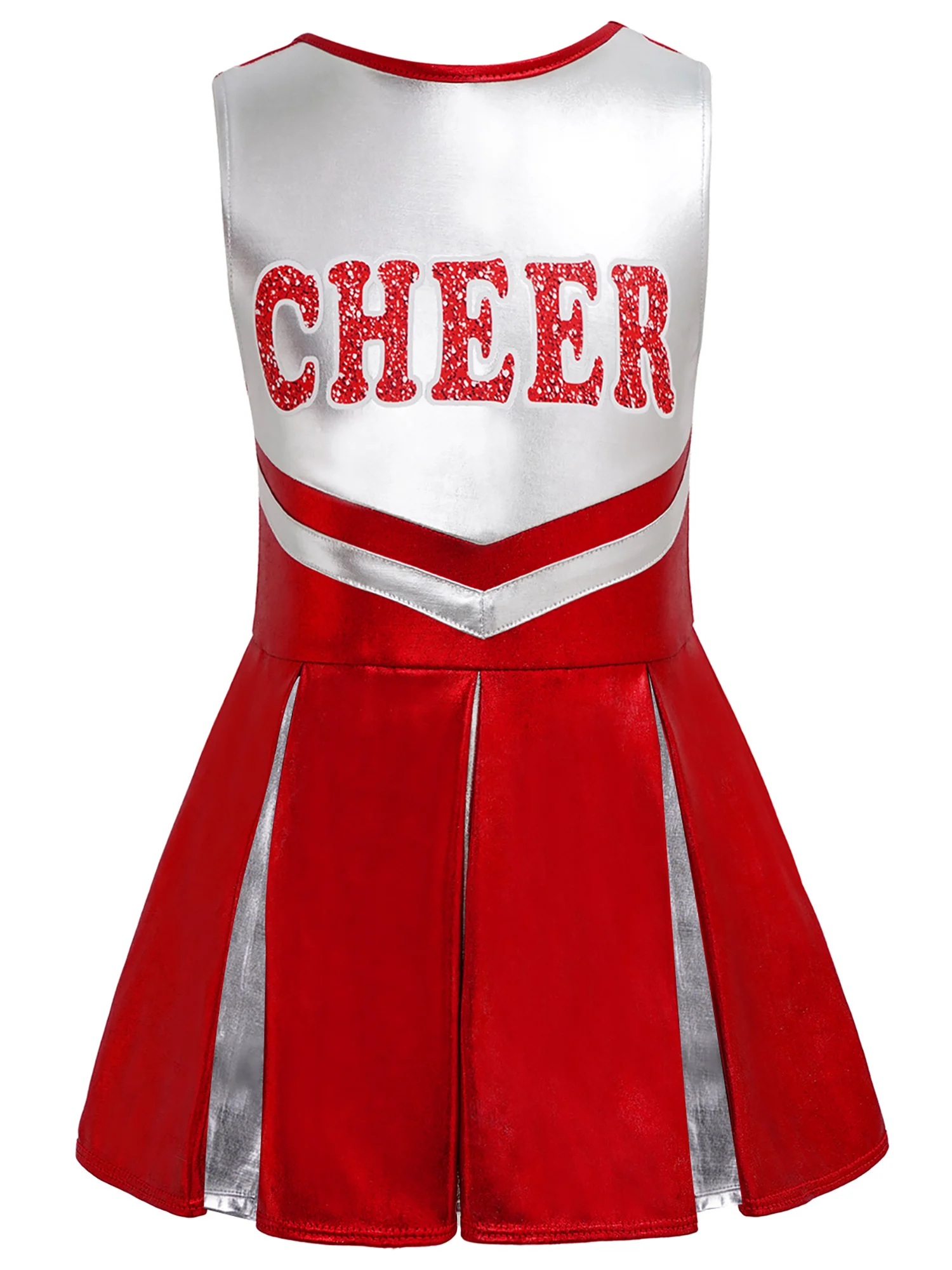 

Детское платье без рукавов, с круглым вырезом и надписью