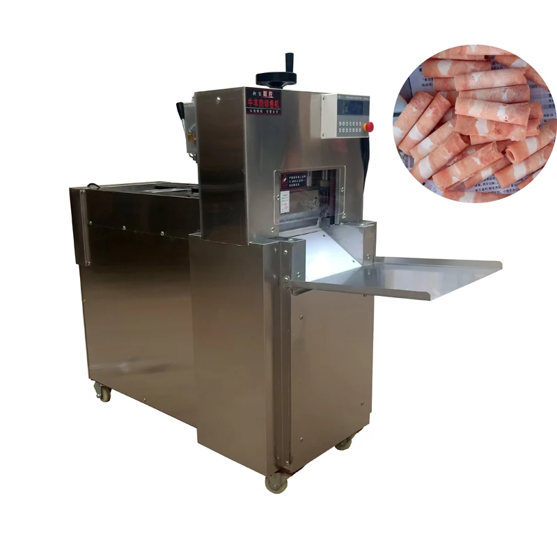 

Машинка для резки ягненка, электрическая Коммерческая машинка для резки мяса и овощей, промышленная машинка для резки