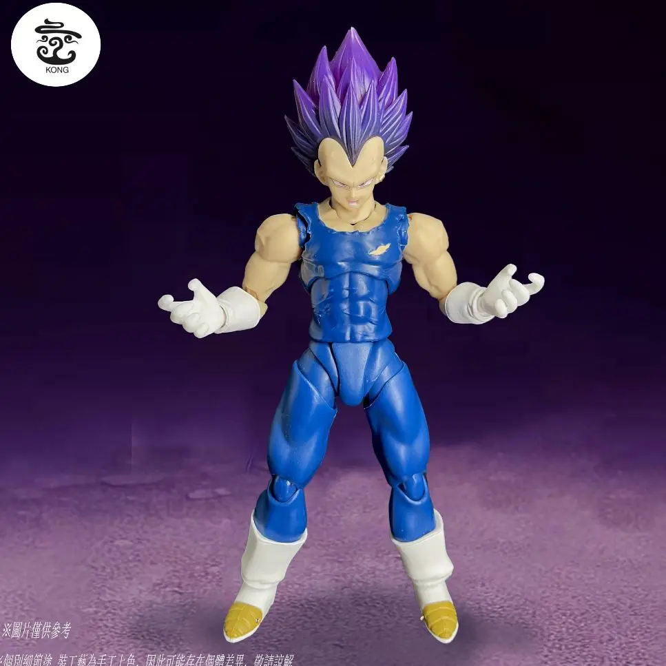В наличии Kong Studio SHF Ssj3 Вегета фиолетовые волосы вегетто экшн-фигурки модели