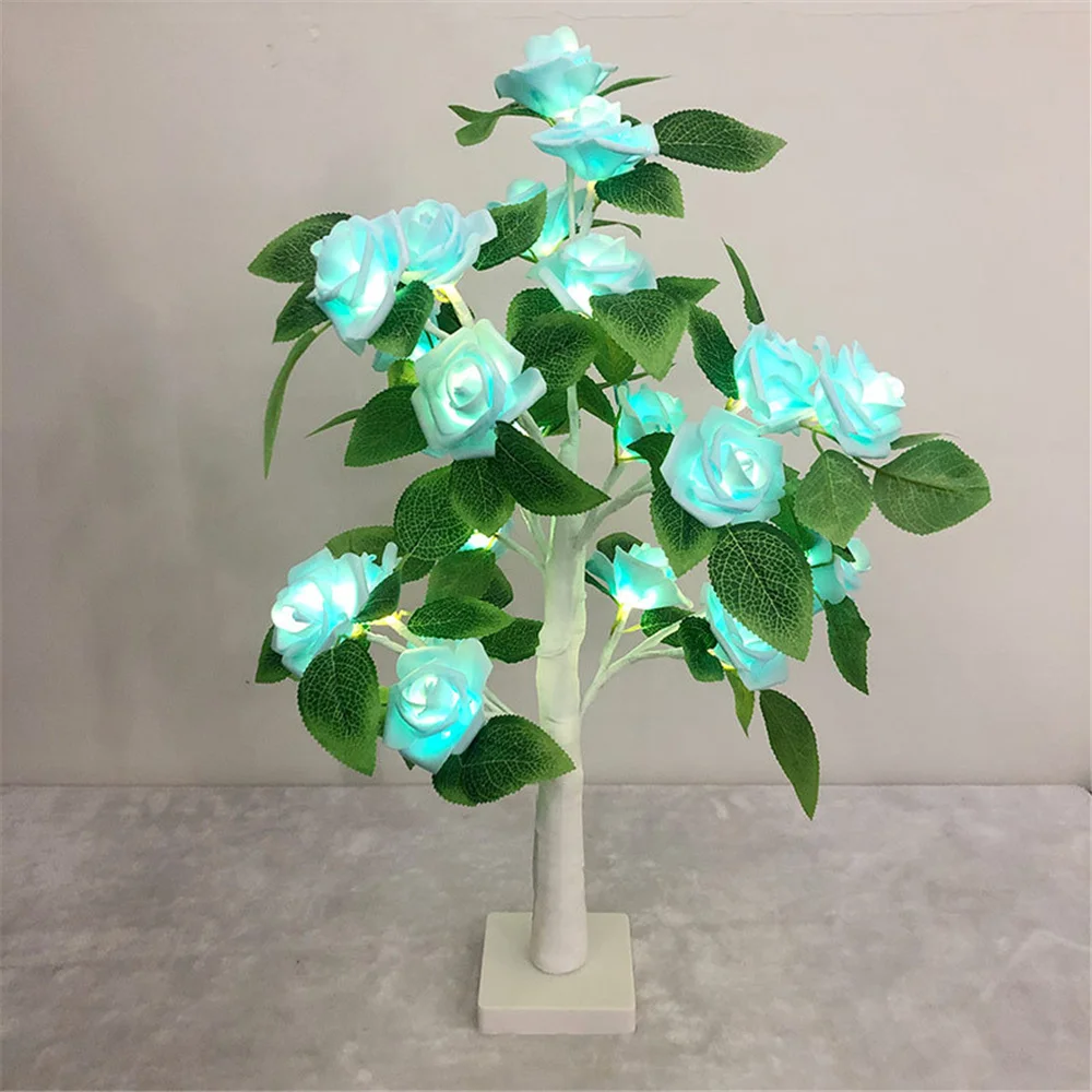 

Valentines Decoration Rose Tree LED Light Rose Lamp Gifts for Women Mom Flower Girls Bedroom Night Light for Mother's Day