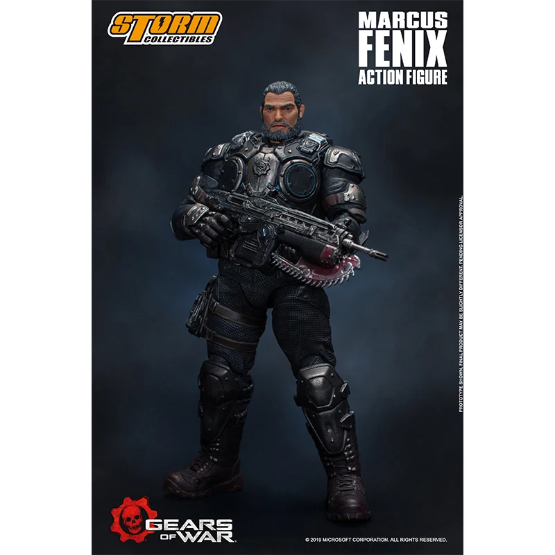 

Spot Original Storm Toys 1/12 Marcus Fenix - Gears of War Action Figure Model Decoration Collection Toy Birthday Gift
