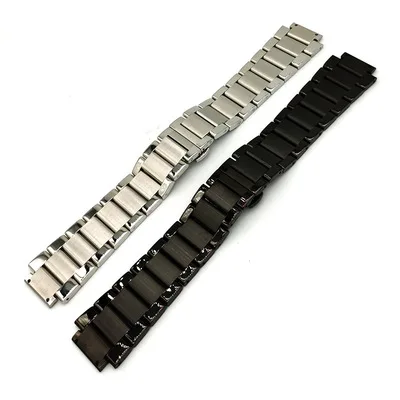 

Запасная деталь 26*19 мм для наручных часов бренда HUBLOT, прочный металлический браслет с двойной безопасной пряжкой