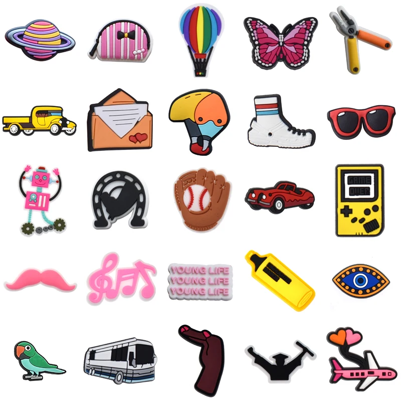 

Kids Shoe Charms Para Pins Shoes Accessories Women Charm Packs Men Girl Set Jeans Wholesale Bulk Gifts Boy Decorations for Crocs