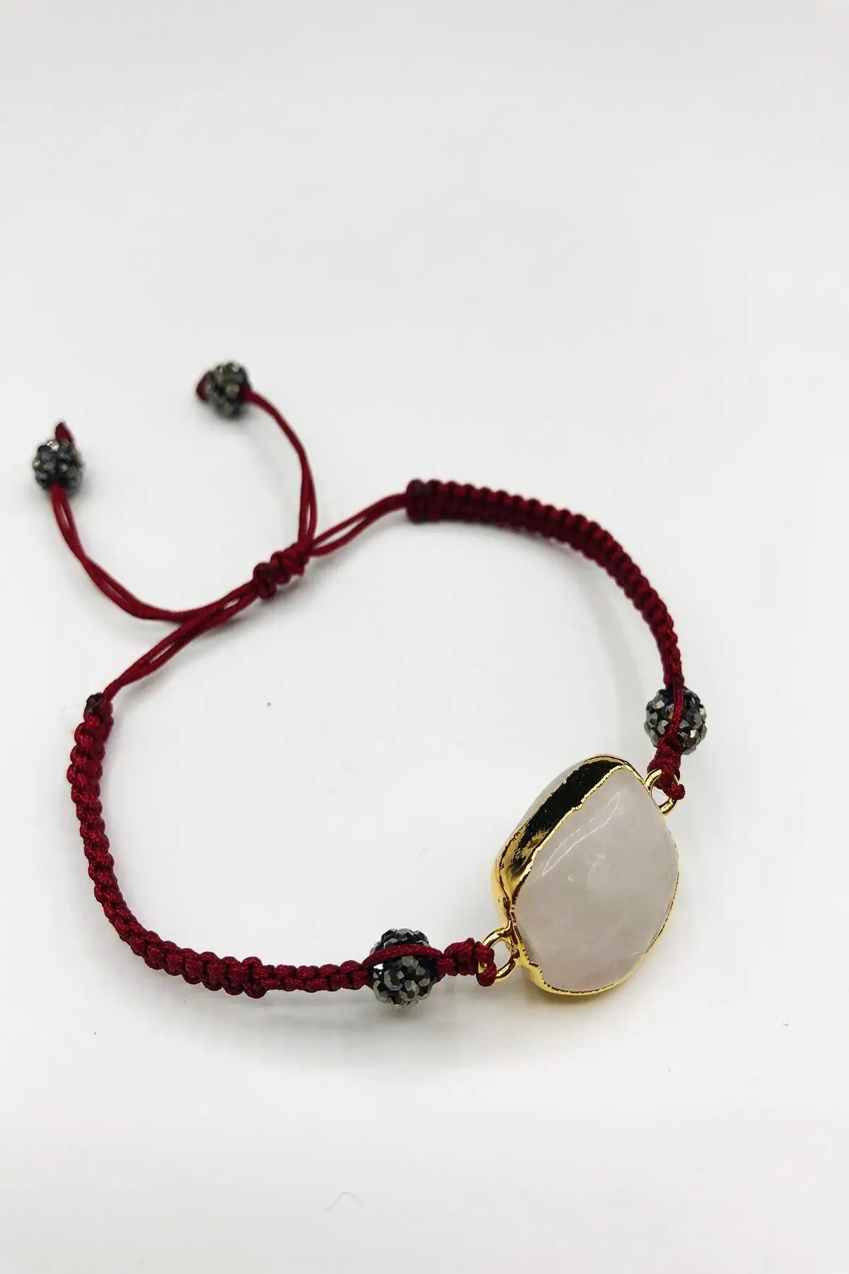 

Natural stone Quartz Stone Gold Plated Handmade Women 'S Bracelet Tkrb51