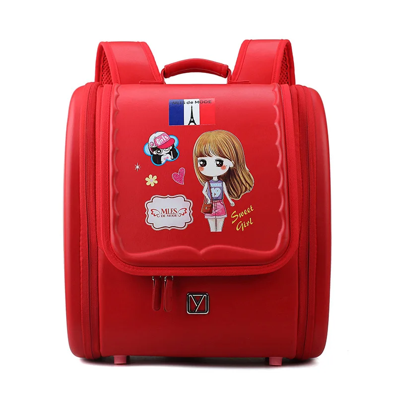 

Japanese Children School Bags for Girls Waterproof Orthopedic pu leather schoolbag kids Primary school Backpack mochila escolar