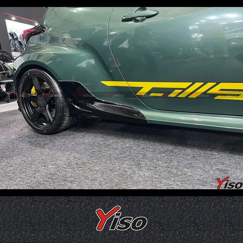 Фото Подходит для GR YARIS MXPA12 TOMS V2 второго поколения, карбоновый аэродинамический обвес, боковые юбки, накладки на пороги. №2