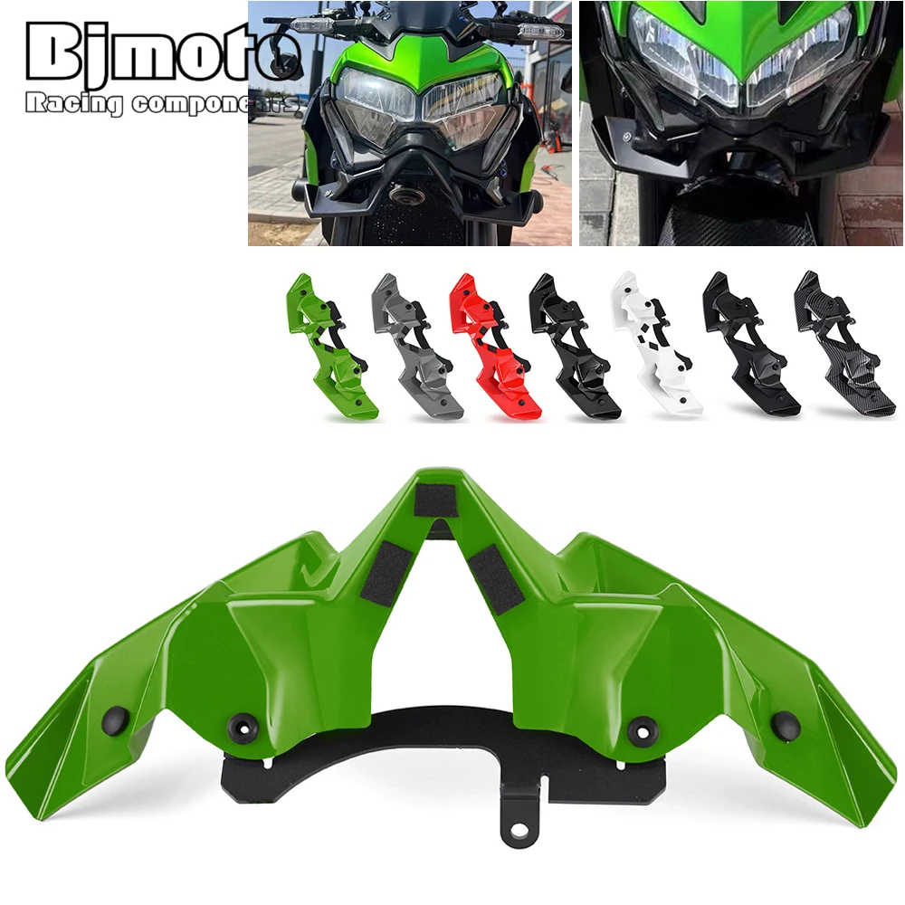 

For Kawasaki Z900 Z 900 2020-2022 Motorcycle Front Nose Fairing Beak Extender Cowl Aerodynamic Winglets Protector Fender Cover
