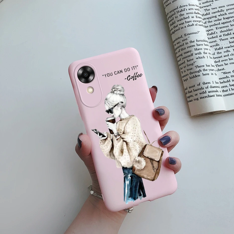 Силиконовый чехол для телефона OPPO A17k Oppo A17K 17K CPH2471 новый дизайн мягкий из ТПУ с